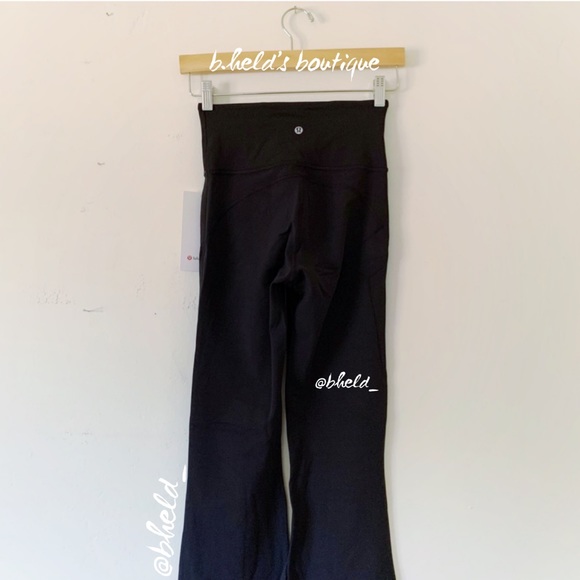lululemon Groove Super High-Rise Flared Pant Nulu Black Size 4 Brand New NWT - Picture 12 of 16